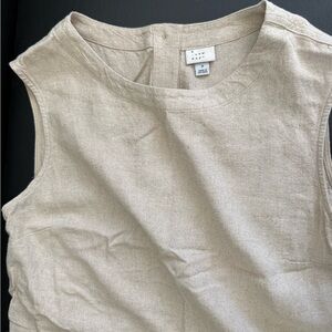 Target Tan Cream Sleeveless Tank Top